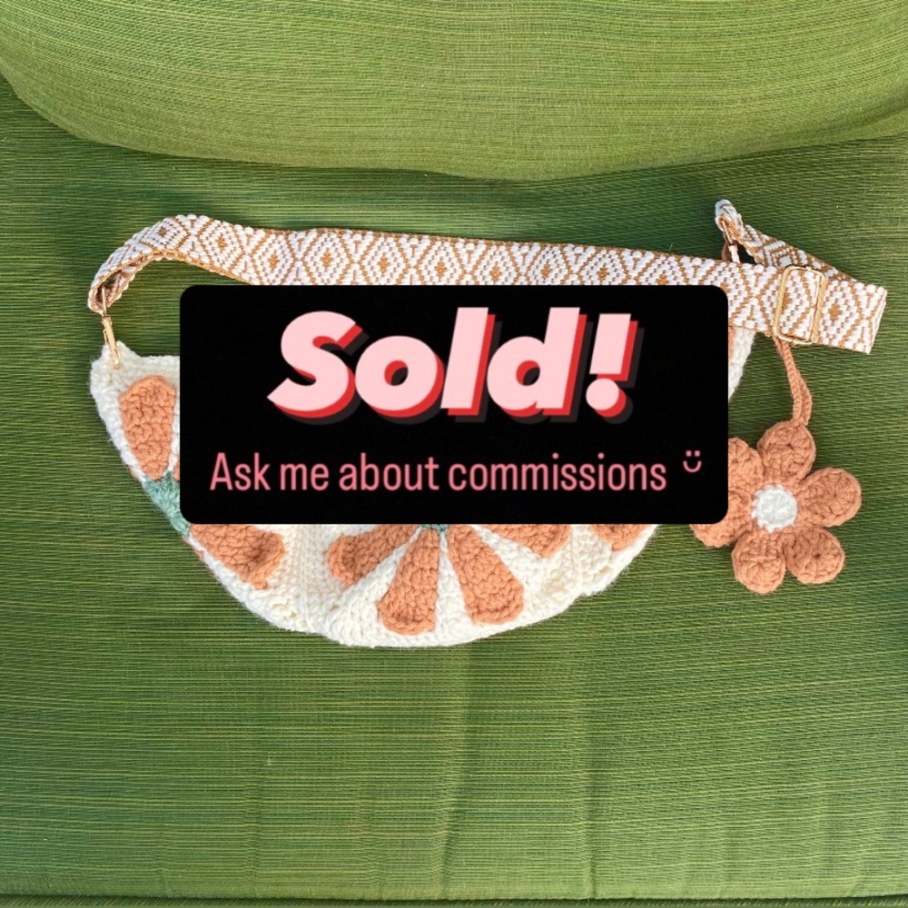 Flower Fanny Pack Bag